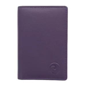 Mala Leather Origin Credit Card Holder Purple RFID