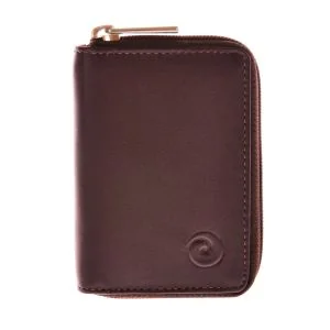 Mala Leather Origin Concertina Card Holder with Zip