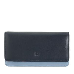 DuDu Matinee Flap Wallet Colorful Collection Navy