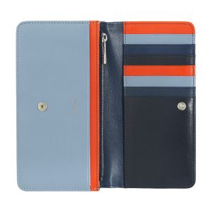 DuDu Matinee Flap Wallet Colorful Collection Navy