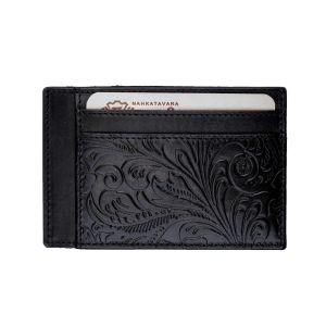 Flower Adele Leather Credit Card Wallet by A. Eriksson